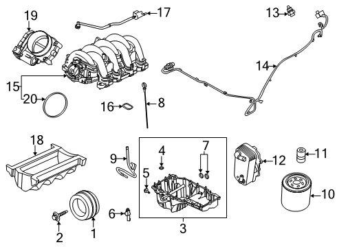 2021 Ford F-350 Super Duty Filters Diagram 6 - Thumbnail