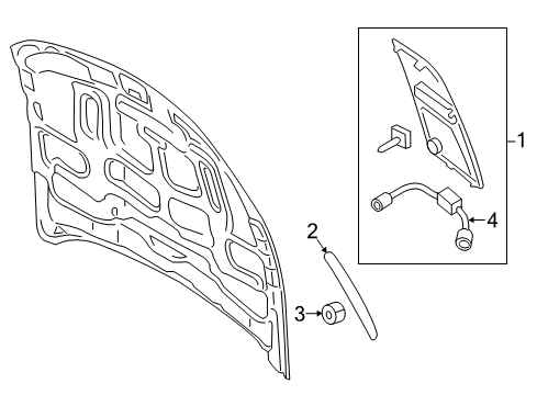 2023 Ford Mustang Lamp Assembly - Flasher Diagram for GR3Z-13368-A