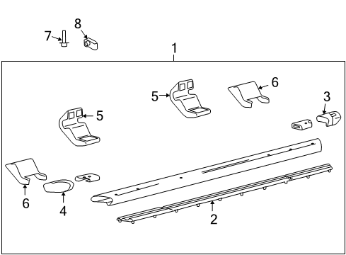 2012 Ford F-150 Running Board Diagram 11 - Thumbnail