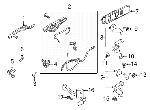 2021 Ford Explorer MOTOR ASY - WINDOW OPERATING Diagram for LB5Z-5823395-A