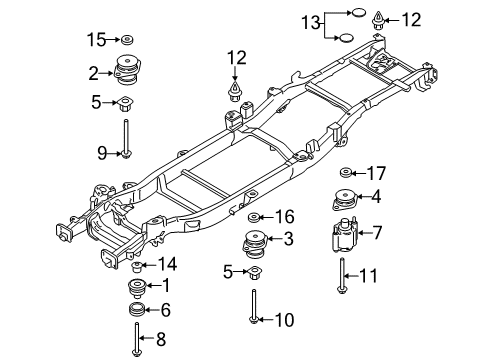 2015 Ford F-150 Frame & Components Diagram 3 - Thumbnail