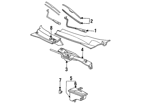 1994 Mercury Cougar Switches Diagram 2 - Thumbnail