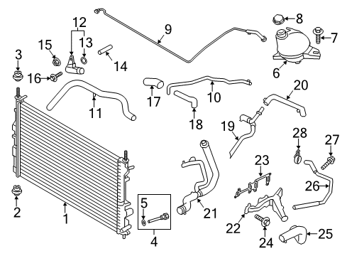 2016 Ford Transit-250 HOSE Diagram for BK3Z-8597-B