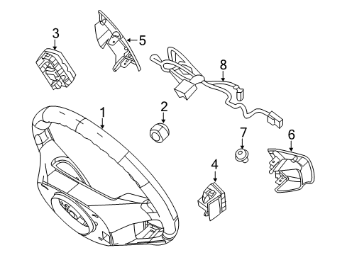 2011 Mercury Milan Steering Column & Wheel, Steering Gear & Linkage Diagram 10 - Thumbnail