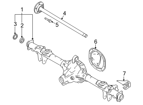 2008 Ford Mustang Kit Diagram for 5R3Z-3C246-A