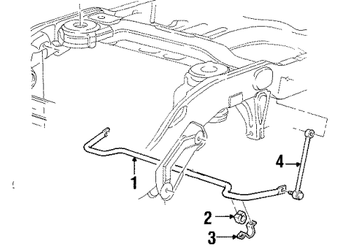 2002 Lincoln Navigator Rear Suspension, Control Arm Diagram 3 - Thumbnail