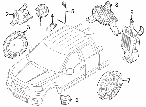 2021 Ford F-150 Sound System Diagram 2 - Thumbnail