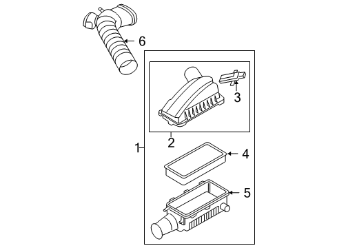 2007 Ford F-250 Super Duty Air Intake Diagram 3 - Thumbnail