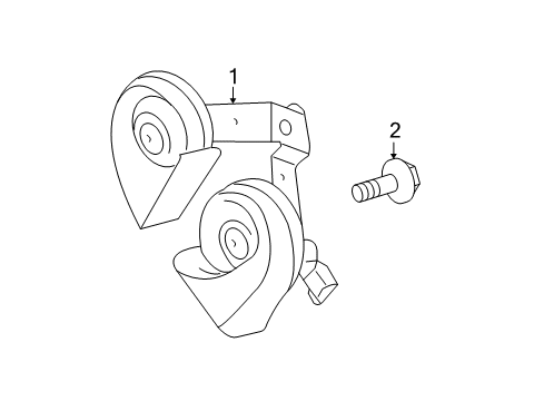 2008 Ford F-350 Super Duty Horn Diagram