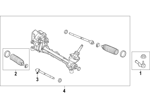 2020 Ford Transit Connect Steering Column & Wheel, Steering Gear & Linkage Diagram 4 - Thumbnail