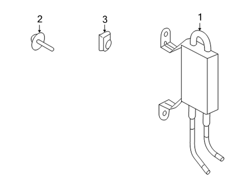 2016 Ford E-350 Super Duty Power Steering Oil Cooler Diagram 1 - Thumbnail