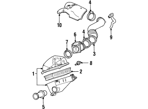 1997 Ford Crown Victoria Filters Diagram 1 - Thumbnail