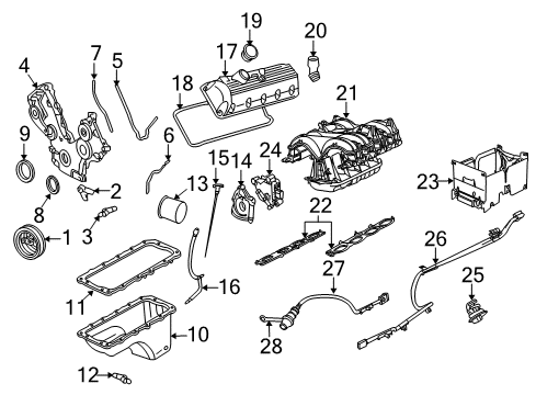 2007 Lincoln Mark LT Plug Diagram for 3L1Z-6E088-AA