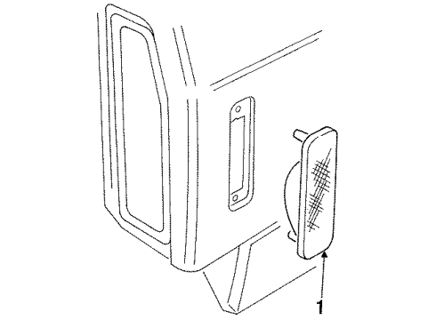 1988 Ford Country Squire Side Marker Lamps Diagram