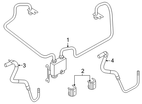 2009 Lincoln MKS Trans Oil Cooler Diagram