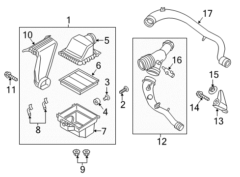 2019 Ford F-150 Filters Diagram 1 - Thumbnail