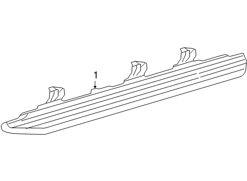 2012 Ford F-150 Running Board Diagram 3 - Thumbnail