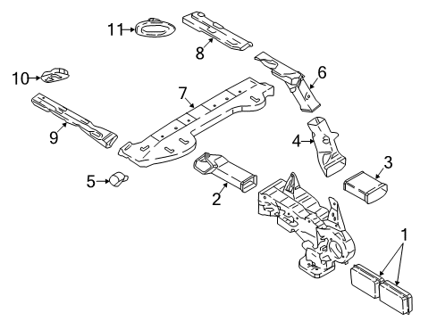 2023 Lincoln Navigator LOUVRE ASY - VENT AIR Diagram for 9L1Z-19893-AR