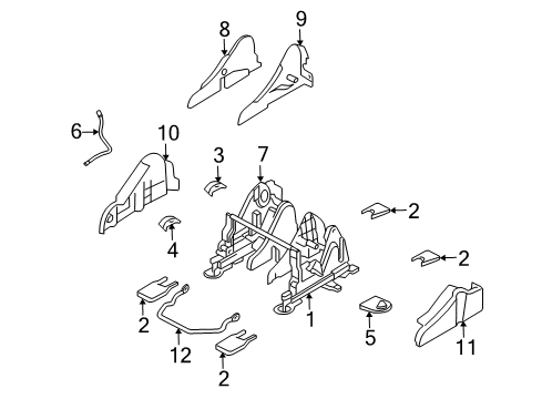 2003 Lincoln Navigator Tracks & Components Diagram 2 - Thumbnail