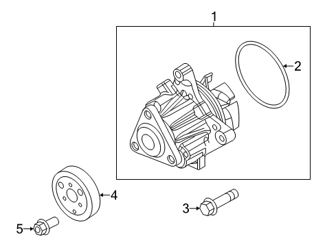 2016 Ford Special Service Police Sedan Water Pump Diagram