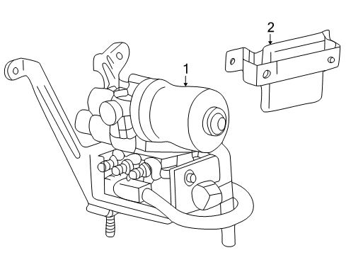 2002 Ford Explorer Sport Anti-Lock Brakes Diagram