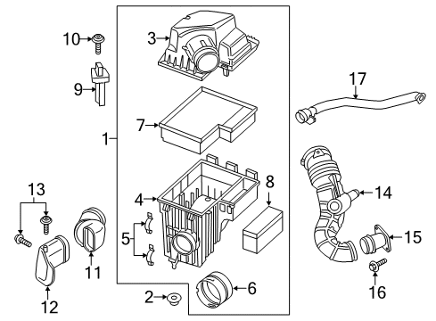 2015 Ford Transit-150 Filters Diagram 1 - Thumbnail