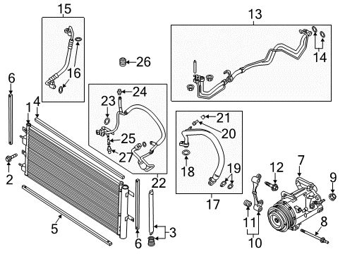 2013 Ford Fusion Switches & Sensors Diagram 1 - Thumbnail