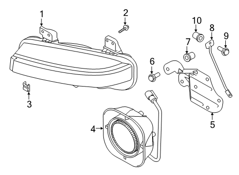 2021 Ford Police Interceptor Utility Signal Lamps Diagram