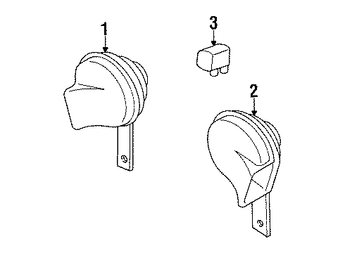 2002 Ford Escort Horn Diagram 1 - Thumbnail