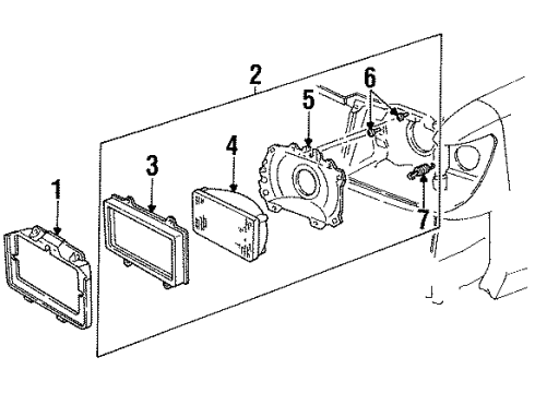 1984 Ford Tempo Headlamps Diagram