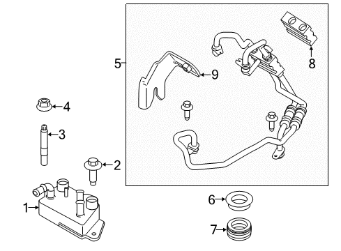 2017 Ford Transit Connect Trans Oil Cooler Diagram