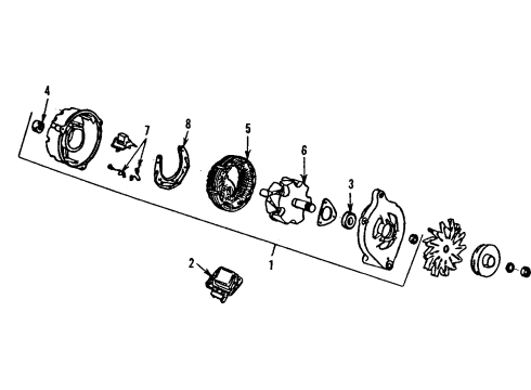 1989 Ford Mustang Ignition System Diagram 1 - Thumbnail