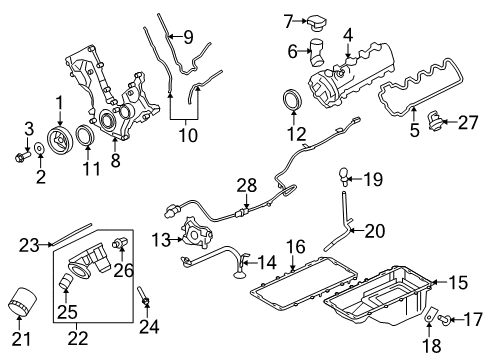 2009 Ford F-150 Fuel Tank Sender Assembly Diagram for 9L3Z-9A299-F