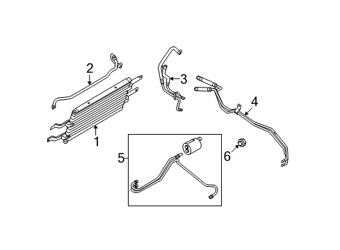 2009 Ford F-250 Super Duty Oil Cooler Diagram 3 - Thumbnail