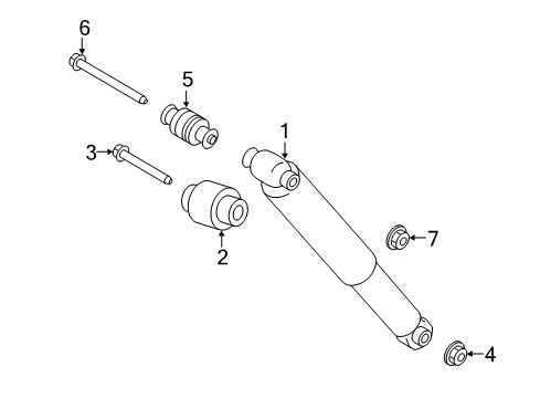 2022 Ford Transit-150 Shocks & Components  Diagram