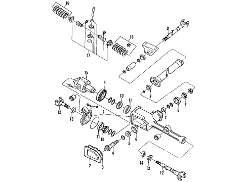 1991 Ford Tempo Cup - Bearing Diagram for D4AZ-1201-A