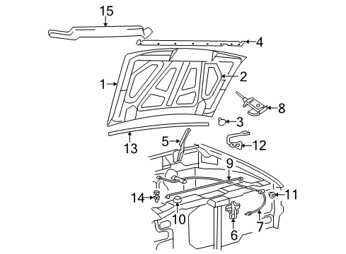 2005 Ford Ranger Seal Diagram for 8L5Z-16A238-A