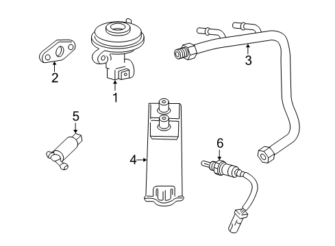 2007 Ford Freestar EGR System Diagram