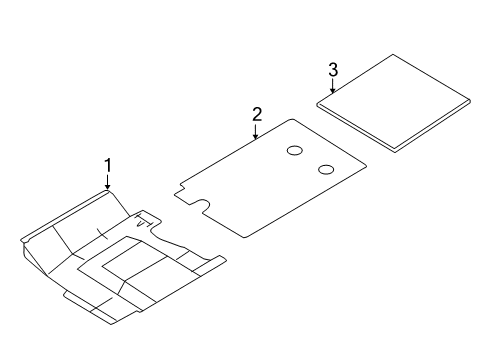 2013 Ford E-150 Rear Floor & Rails Diagram 1 - Thumbnail