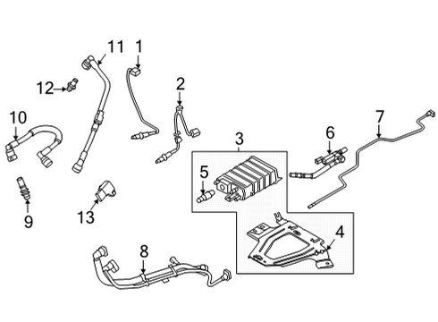 2022 Ford Bronco Emission Components Diagram 2 - Thumbnail