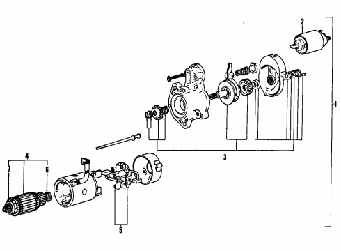 1985 Ford Ranger Starter Diagram 1 - Thumbnail