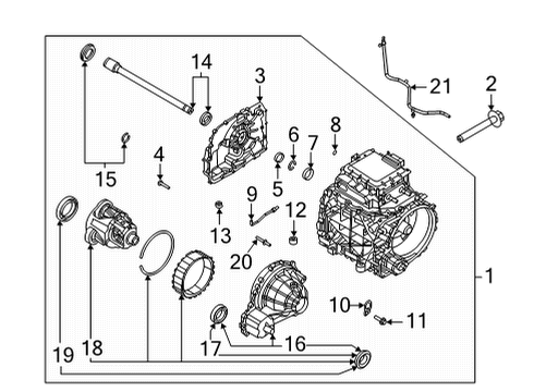 2021 Ford Mustang Mach-E MODULE - ENGINE CONTROL - EEC Diagram for MJ9Z-12A650-A