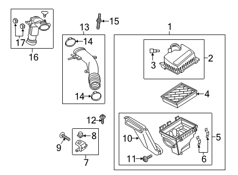 2018 Ford Edge Air Intake Diagram 2 - Thumbnail