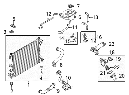 2012 Ford Mustang Hose Assembly Diagram for BR3Z-8K276-A