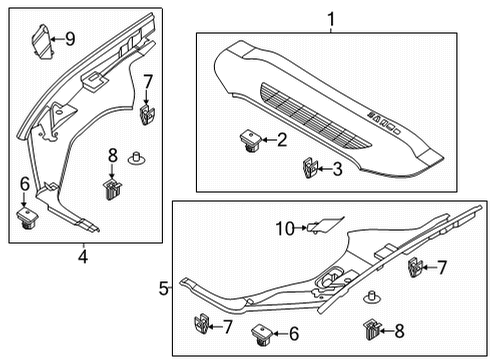 2022 Ford Mustang Mach-E PIN - LOCKING Diagram for -W720957-S300