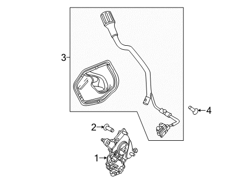 2019 Ford Explorer Shifter Housing Diagram