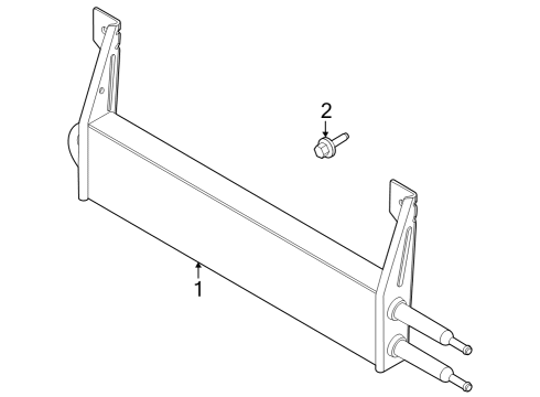 2024 Ford F-250 Super Duty Power Steering Oil Cooler Diagram