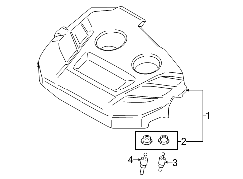 2019 Ford Escape Cover Diagram for DS7Z-6A949-N