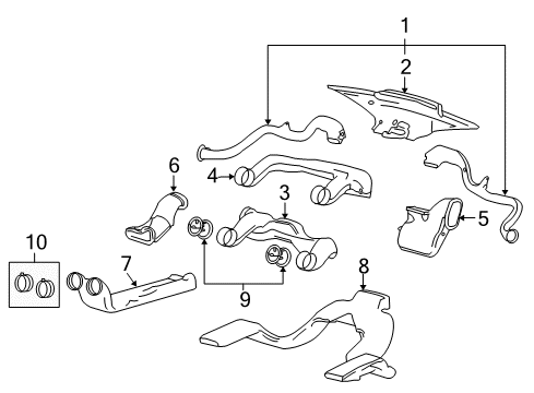 2007 Lincoln Mark LT Ducts Diagram