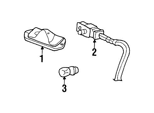 1999 Lincoln Town Car License Lamps Diagram